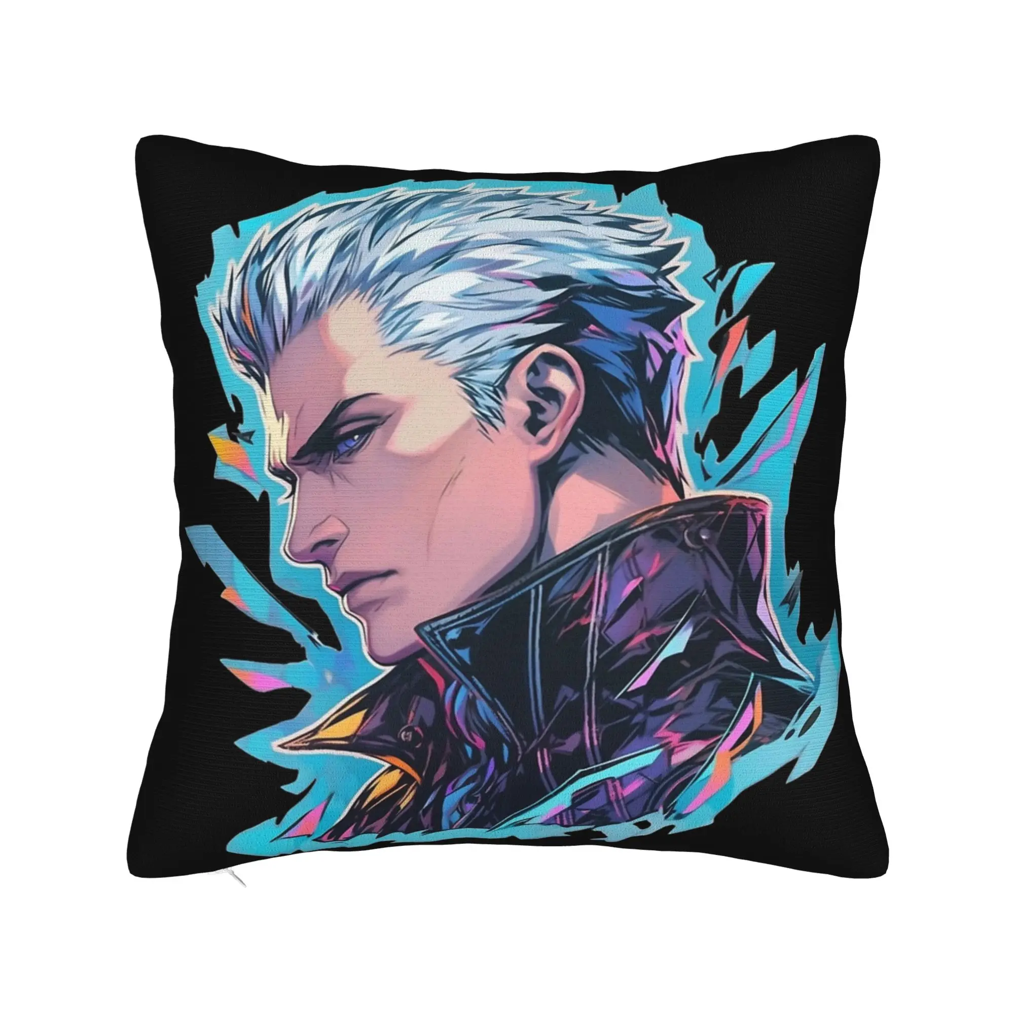 Decorative Pillow Cover Devils May-Cry 3 Stuff Seat  Throw Pillow Case Cover Drop Shipping Multiple Sizes