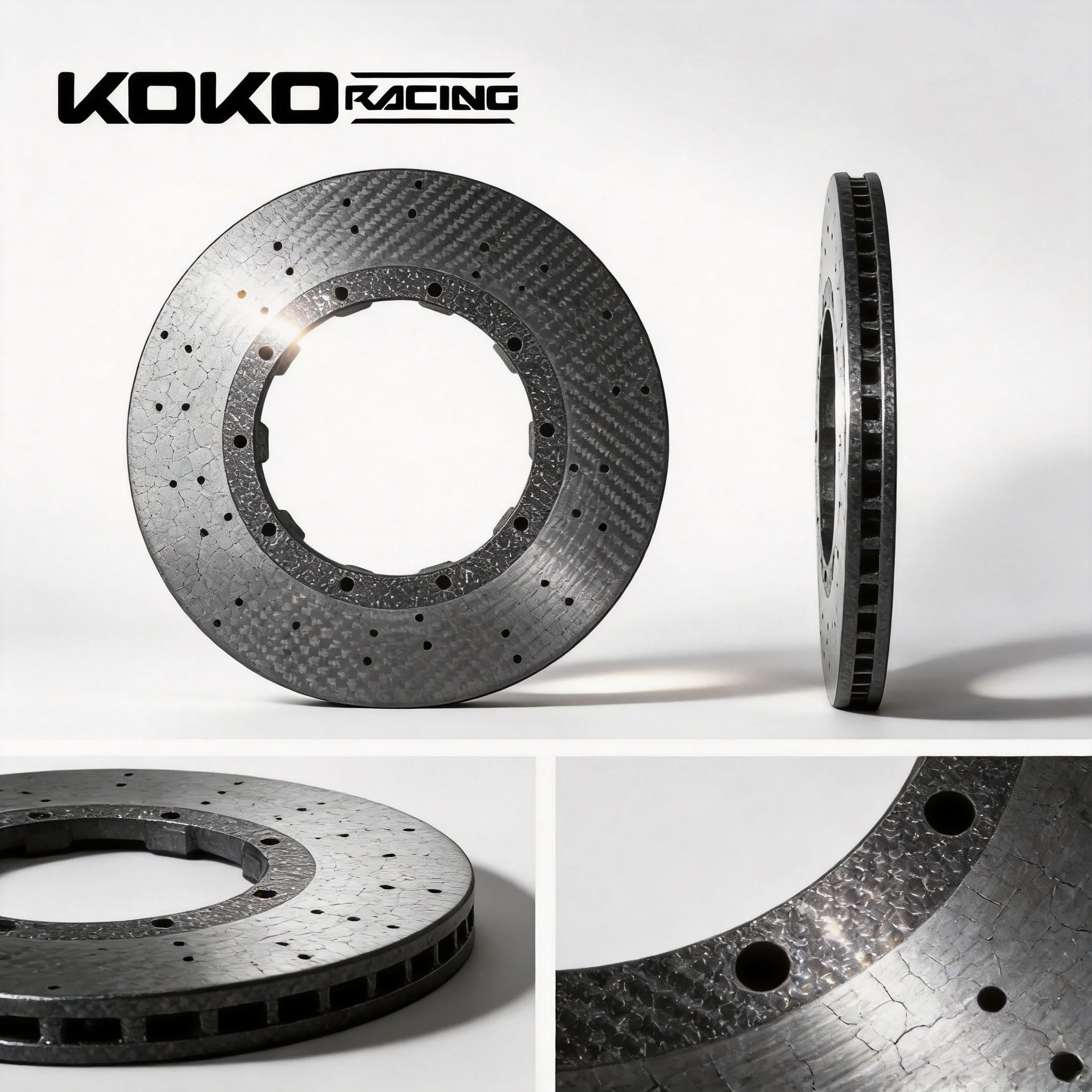 

Koko Racing High Performance Carbon Ceramic Brake Disc Rotors Disk Brake Accessories for BMW M2 3 4 F90 G87 G80