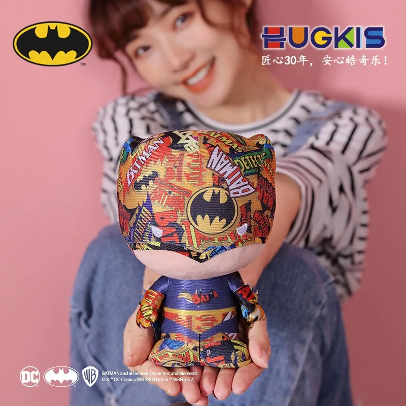 جديد 18 سنتيمتر بانداي أصيلة باتمان دمية أصيلة ألعاب من نسيج مخملي هدية باتمان 80th الذكرى الأولاد هدية عيد ميلاد هدية الكريسماس #3