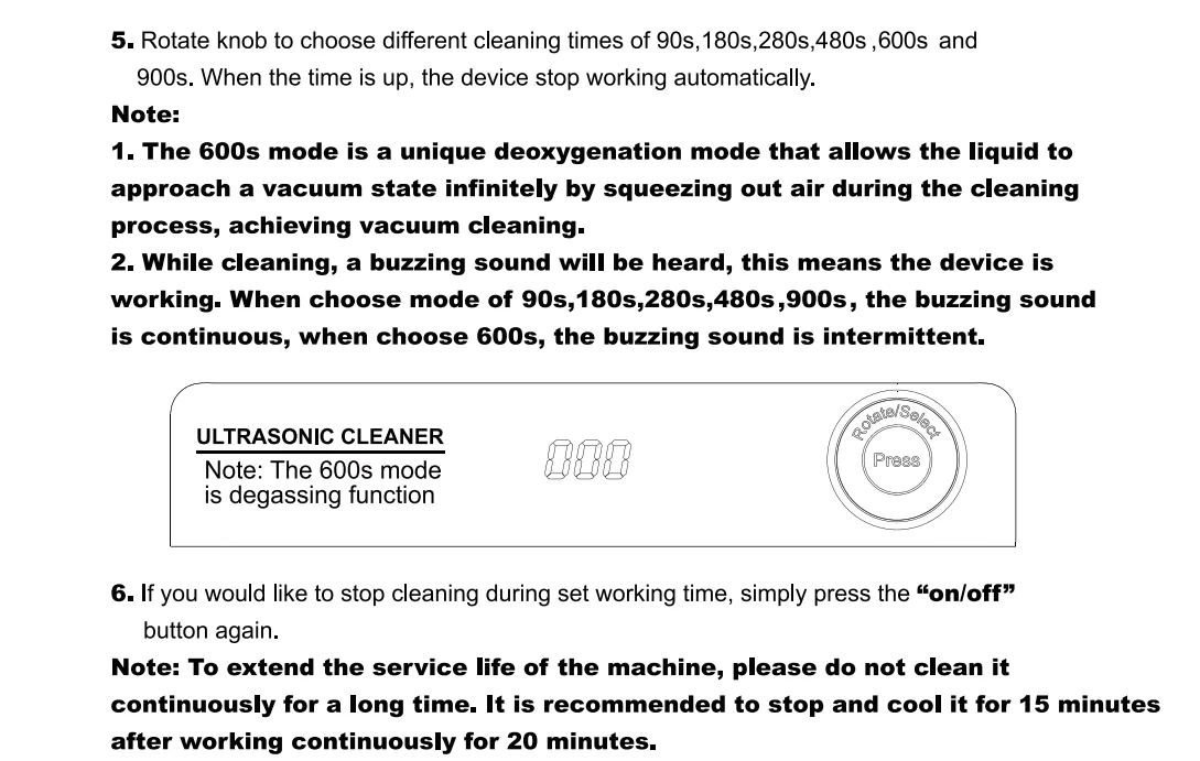 900ml Ultrasonic Cleaner Portable Cleaning Washing Machine 60W Lave-Dishes Ultrasound Bath Sonic Home Appliance 220V EU Plug