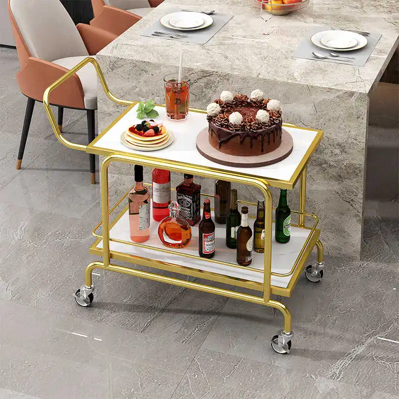 

Candy Trolley Hotel Handcart Candybar Vehicle Portable Hotel Handcart Banquet Cart Detailing Reinigungs Wagen Beauty Furniture