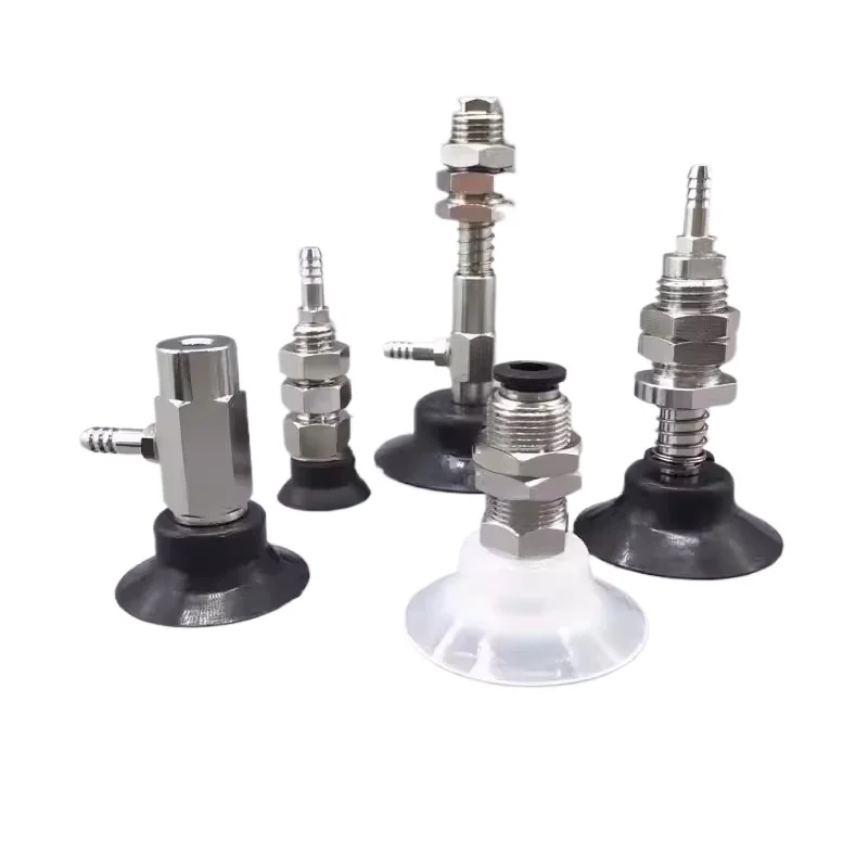PCG Series Vacuum Sucker Silicone Three‑Layer Suction Cup Strong Suction Nozzle Robot Arm Injection Molding Machine Accessories