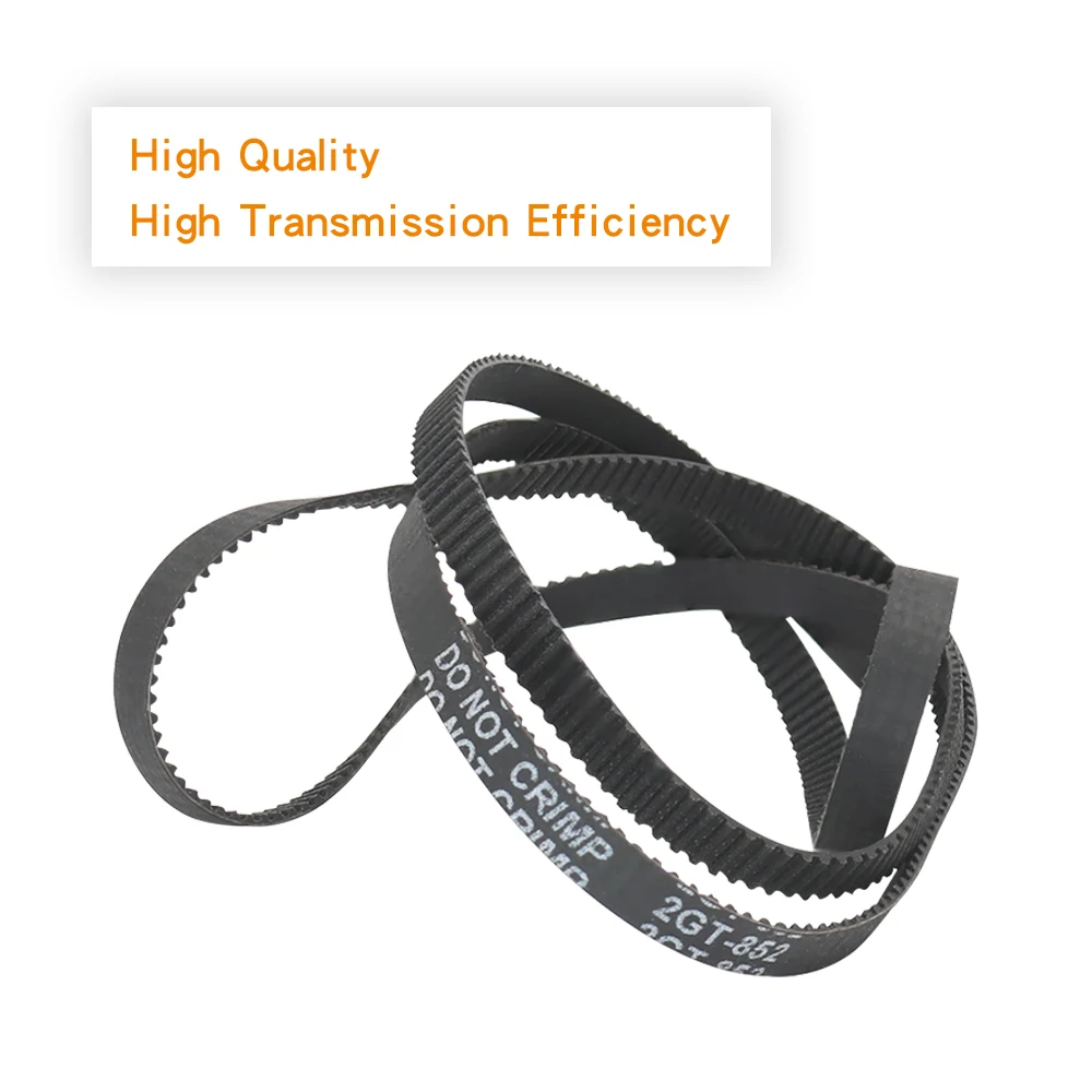 حزام مسنن 2GT-696/740/752/760/784/810/840/848/852/860 حزام نقل بحلقة مغلقة عرض 6/10 مم لأجزاء الطابعة ثلاثية الأبعاد