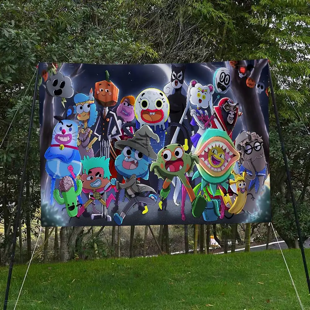 Game The A-Amazing World Of G-Gumball Advanced Printing Commercial Advertising Flag Company Party Banner