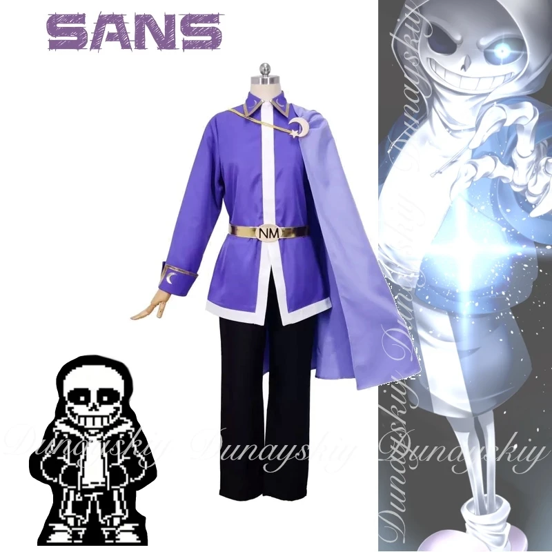 

UNDERTALE Game One Character Sans A Short Hoodie-wearing Skeleton With The Mind Control Ability Cosplay Costume Game Full Of Set