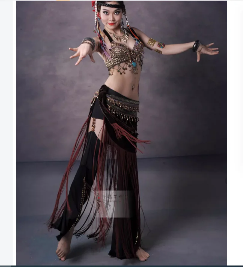 Exotic tribal stage costumes, sexy belly dance performances, women\'s clothing