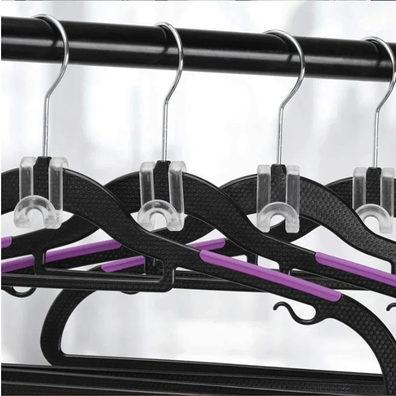 10/20/30pc Clothes Hanger Connector Hooks Hanger Extender Clips Cascading Connection Hooks Closet Organizer Hangers Space Saving