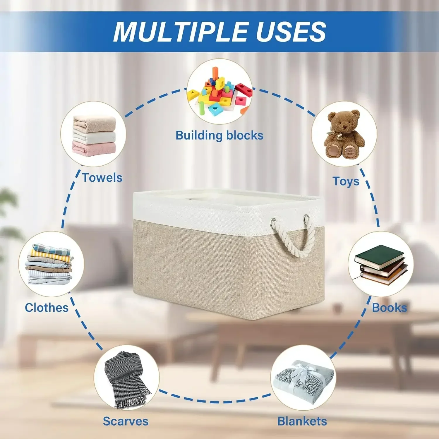 Foldable Linen Storage Basket 4