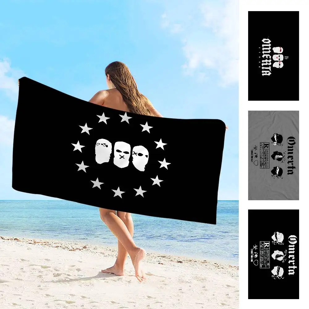 Rapper O-Omerta Maes Big Microfiber Beach Towels Quick Dry Towel Sand Beach Towels Pool Towel For Travel Swim Pool Yoga