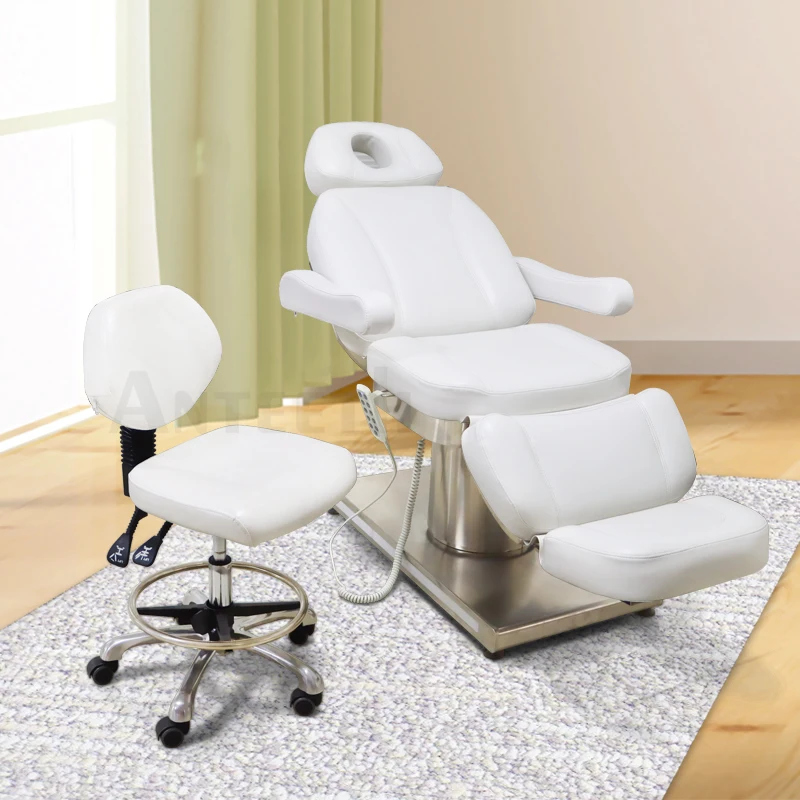 

Modern Salon Furniture Beauty Chair Stainless Base Dental Pedicure Chair Medical Aesthetic SPA Cosmetic Bed Massage Chair