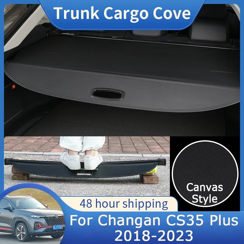 

For Changan CS35 Plus 2018 2019 2020 2021 2022 2023 Rear Cargo Cover Trunk Retractable Shield Shade Privacy Security Protector