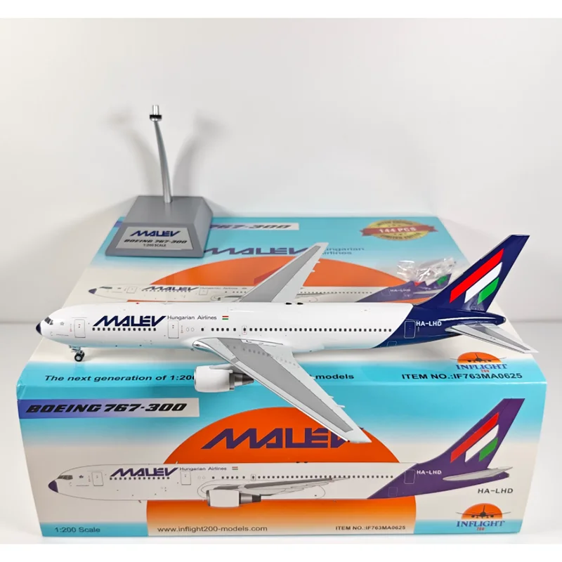

Inflight Diecast 1/200 Scale Hungarian Airlines B767-300 HA-LHD Alloy Aircraft Model Collectible Decorative Ornament