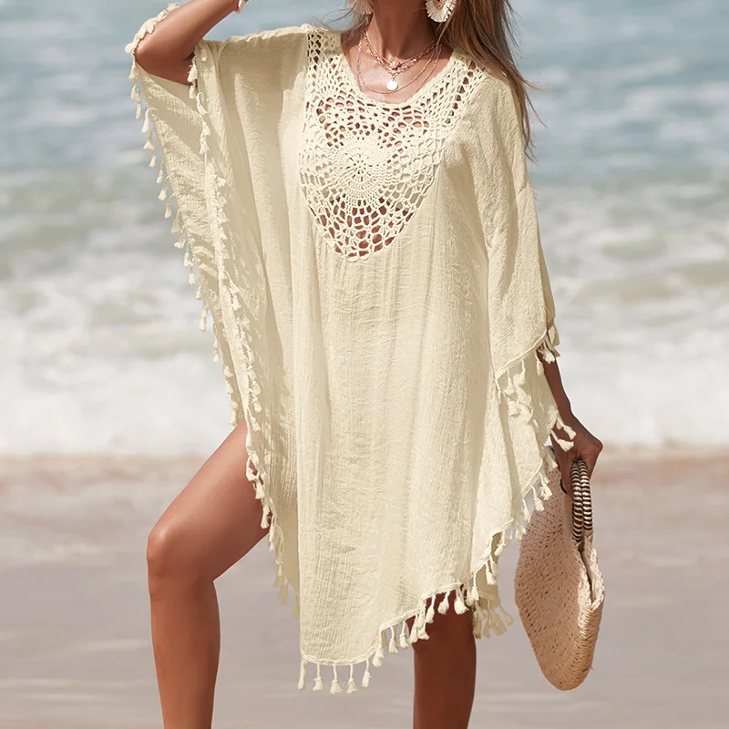 Traje de baño para mujer, traje de baño para cubrir, camisas de vestir de playa informales de verano