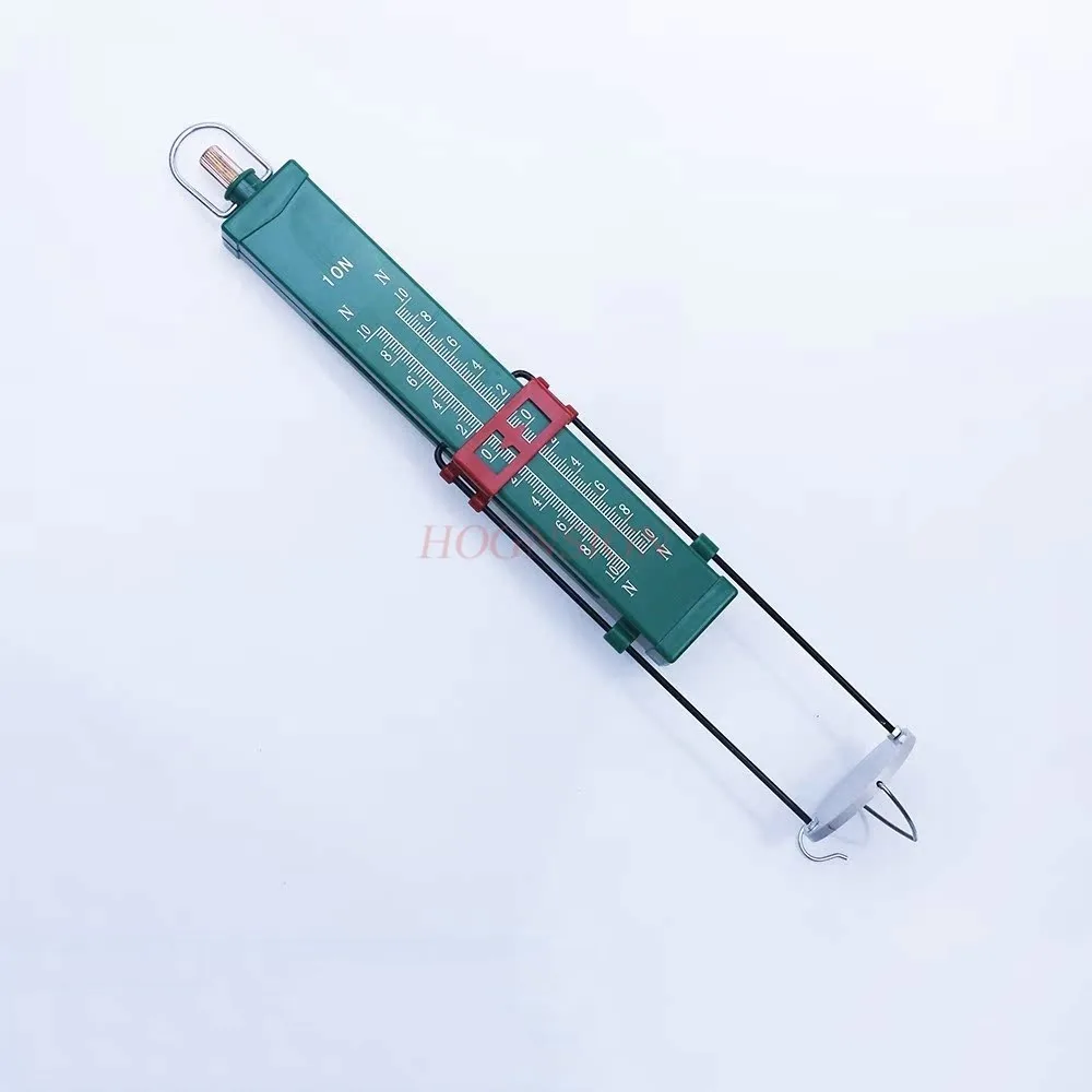 Two way force gauge, mechanical experimental instrument for measuring tension, pressure, and weight force gauge