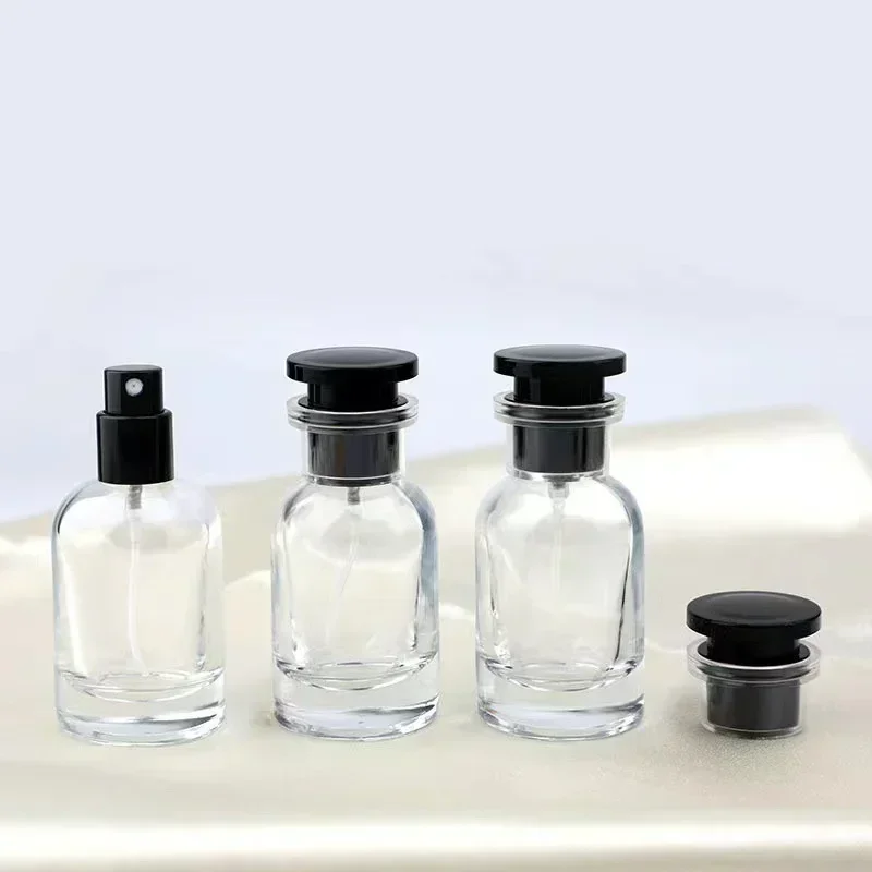 30 مللي زجاجة عطر فارغة أسطوانية قابلة لإعادة الملء 1 قطعة حاويات رذاذ عطر محمولة للسفر زجاجة عينة