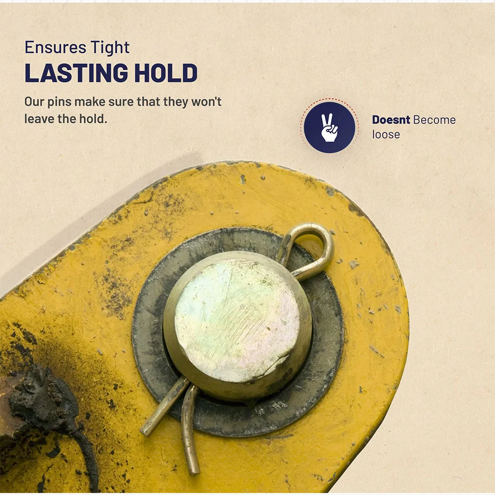 150Pcs Sliver Split Pins Cotter Fixings Assorted Sizes Zinc Plated Steel Hard Case Link Split Cotter Pin high quality