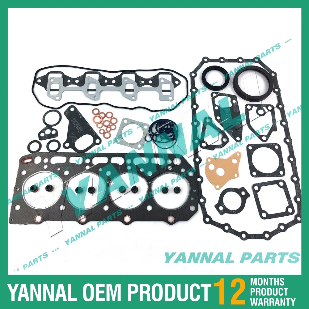 4TNE78 4TNA78 4TNB78 Full Overhaul Gasket Kit For Yanmar Engine FX285 Tractors