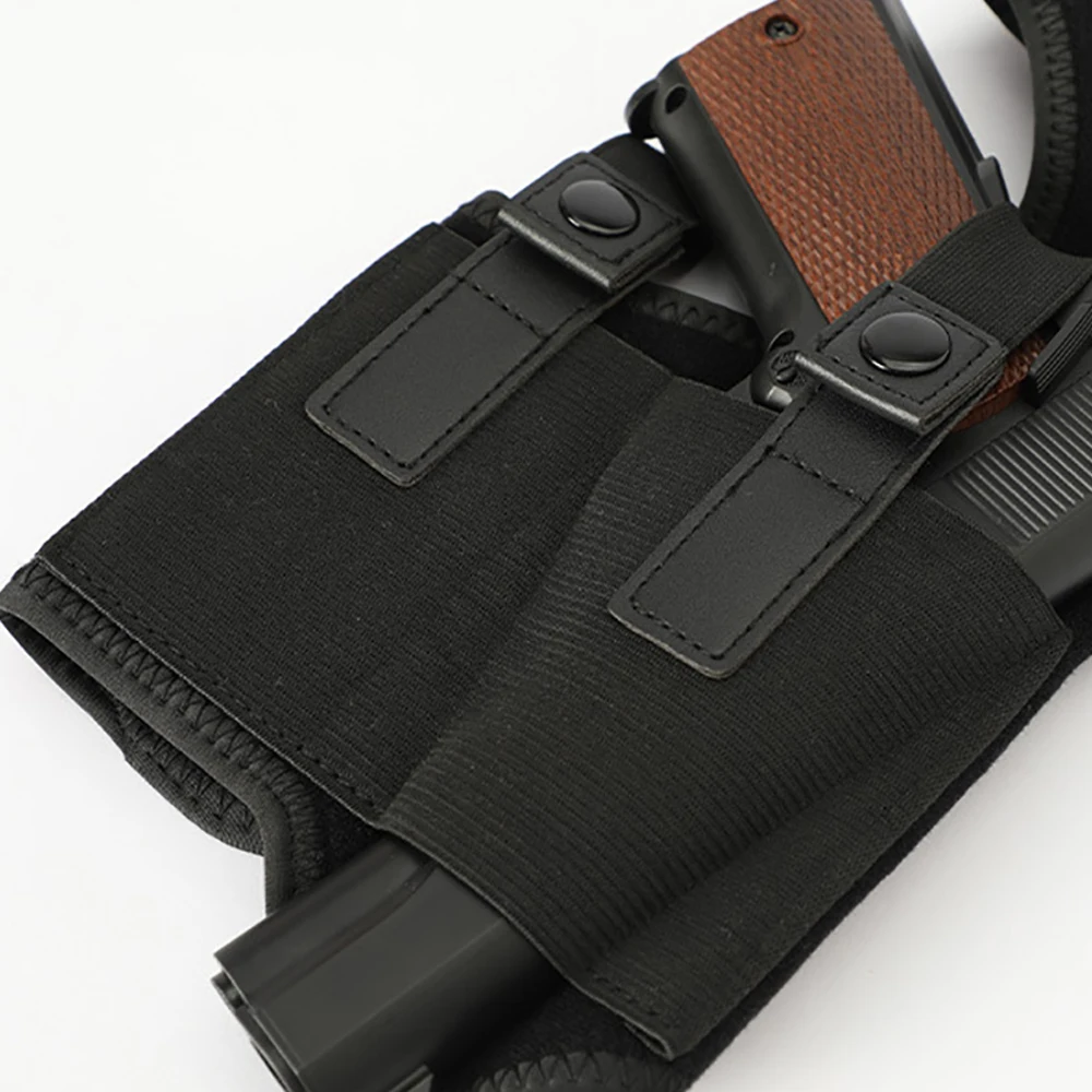 Tactical Adjust Left Right Concealed Leg Pistol Holster with Mag Holder Pouch for Hunting Full Mid Compact Subcompact Handgun