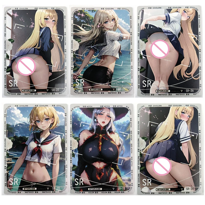 

New Anime Goddess Story Mosaic Studio Sexy beauty character SR Pat Card Toy collection man surprise Birthday Christmas gifts