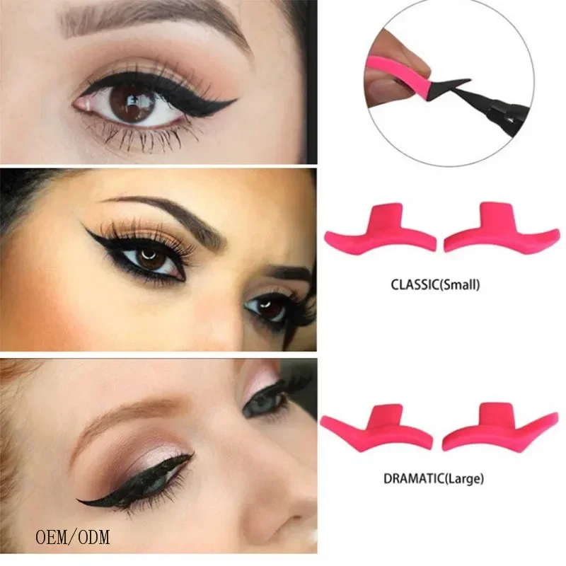 New 1Pair Cat Eye Eyeliner Stamp Eyeshadow Cosmetic Easy To Makeup Wing Style Tools Eye Liner Stamping Stencil Tools