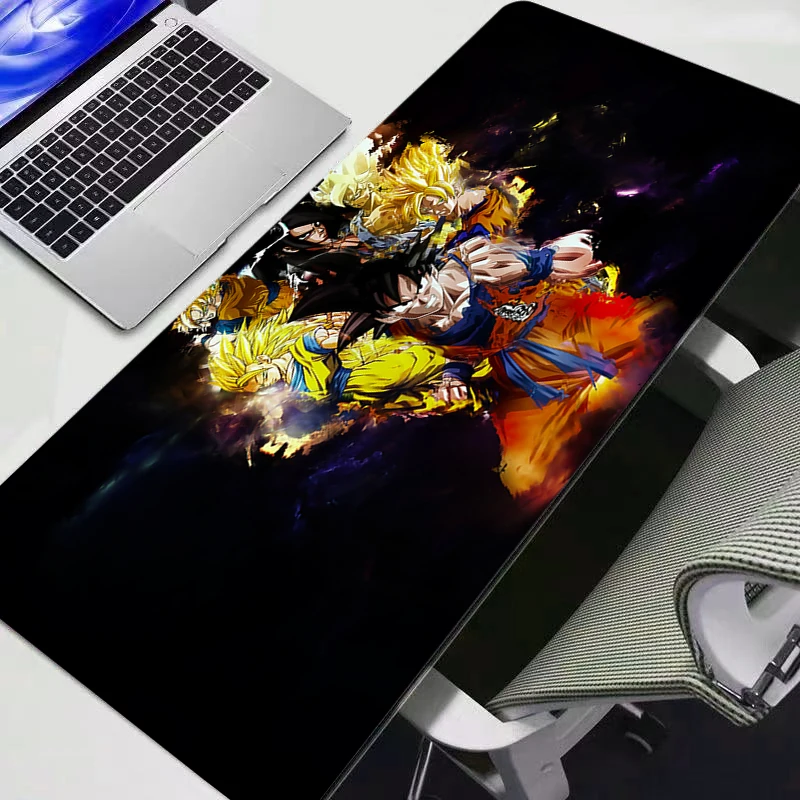

Mouse Pad Dragon Ball Notbook Gamer Large Keyboard NonSlip Rubber Computer Carpet Desk Mat PC Gamer 90x40 MousePad Anime