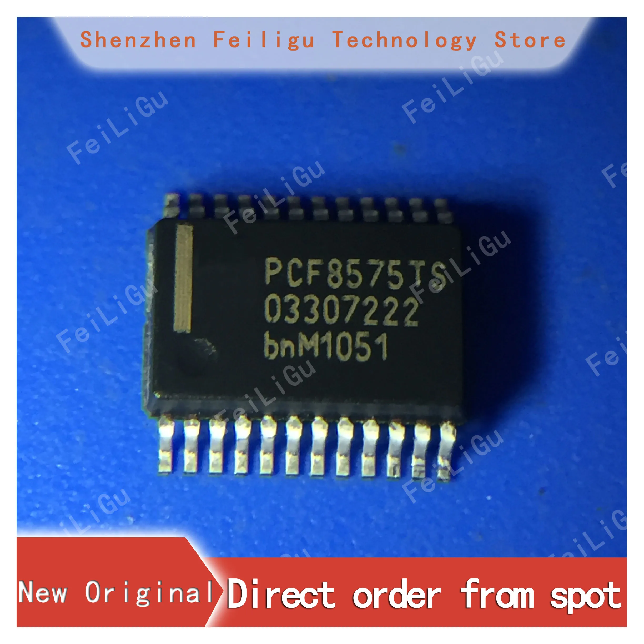 5/15/30/50Pieces 100% New Original PCF8575TS/1,112 PCF8575TS/1 PCF8575TS Package:SSOP24 I/O Expander Interface Chip