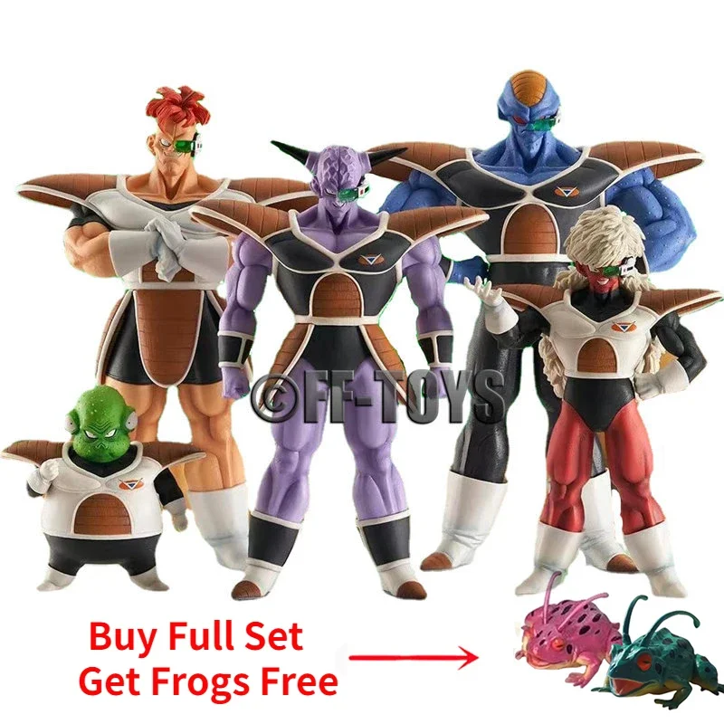 Anime Dragon Ball Z Ginyu Force Figure Jeice Ginyu Guldo Recoom Burter Figurine PVC Action Figures Collection Model Doll Toys