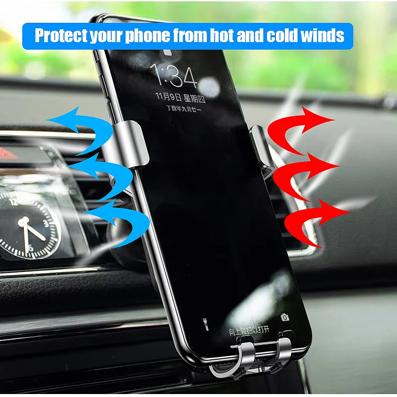 ABS حامل هاتف السيارة 360 دوران الجاذبية السيارات قبضة قوس لكزس F SPORT GX460 Ct200h IS250 ES 220D IS200 Fsport GS GX IS