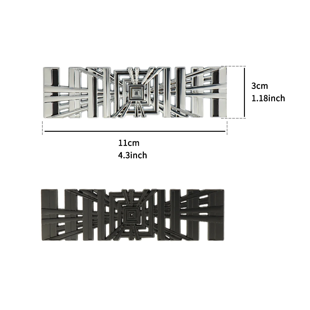 3D Metal Alloy Plaid Logo Rear Trunk Fender Badge Emblem Sticker Decals For Tesla Model Y S 3 X Roadster 2022 Car Accessories