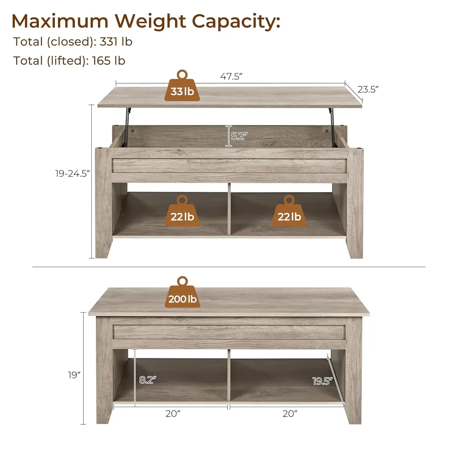 Thumbnail 3 - #18 Cheap Lift Top Coffee Tables Worth Buying