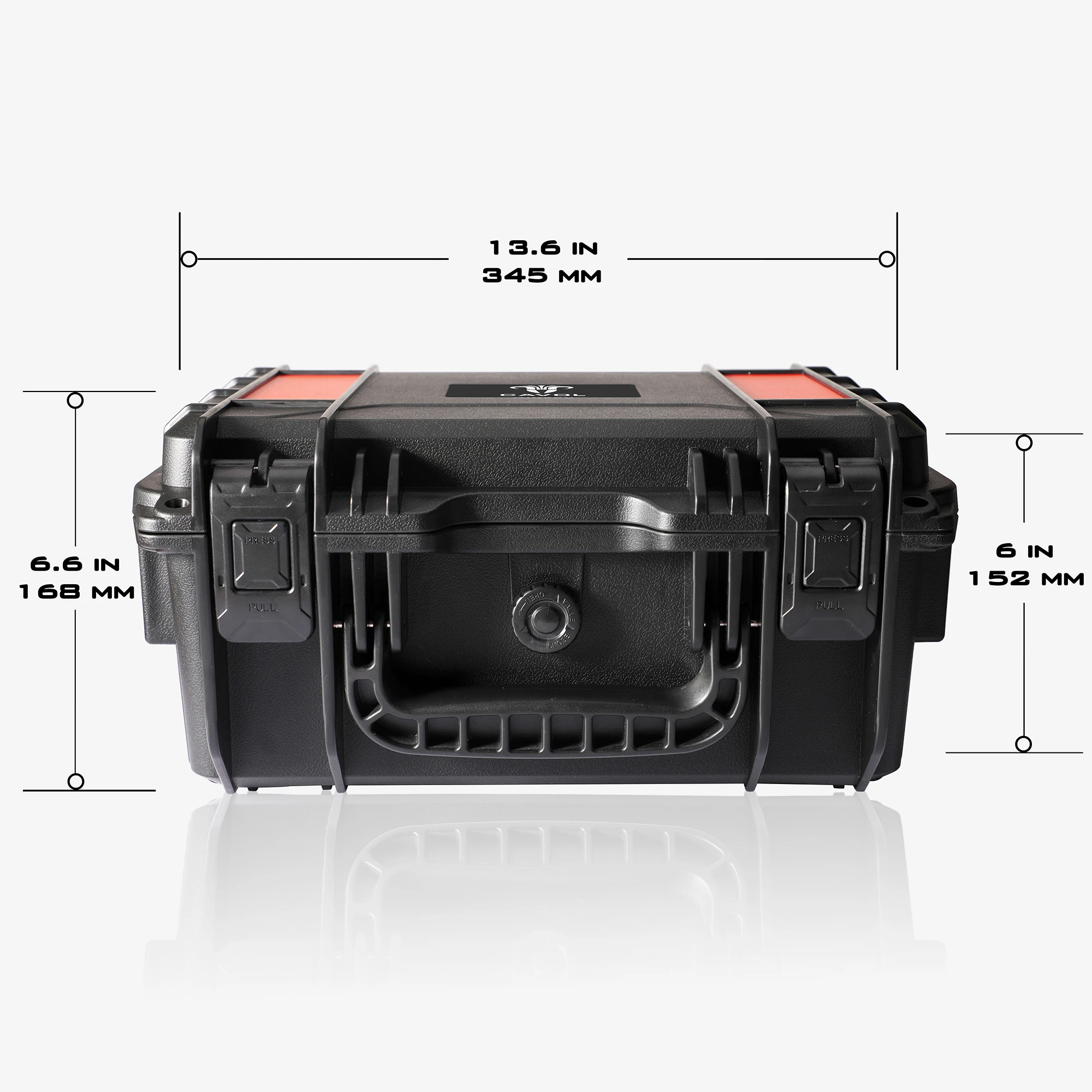 Imagem -04 - Faca Case para 24 Facas Dobráveis Case-ipx7 Impermeável Heavy Duty Bolso Hard Box Organizador de Armazenamento Cavol-ac03