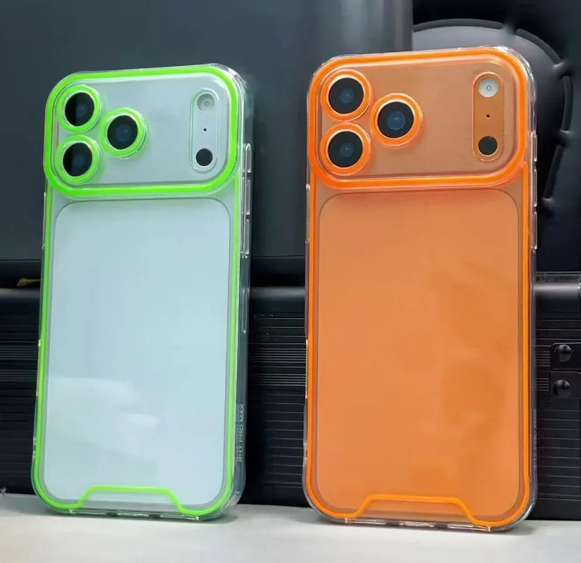 Night Lighting Soft Case For iPhone 17 18 Pro Max 16 15 14 13  Pro Max Phone Luminous Clear Silicone Shockproof Cover Funda view 3