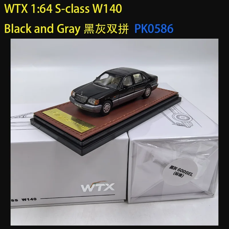 WTX 1:64 S-klasse W140 Legering automodel Klassiekers Souvenir voor volwassenen Hobby & speelgoed - afbeelding 1
