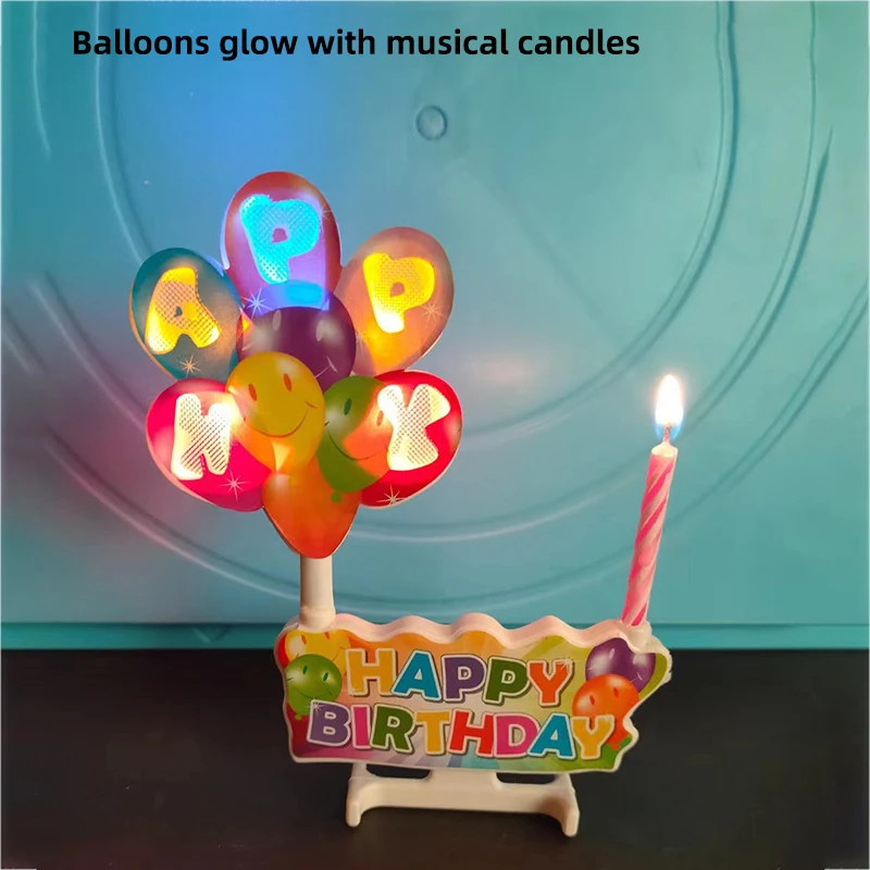 Geburtstagskerzen, Kuchenaufsatz, echter Klang, Musik, leuchtende Kerze für Kinder, alles Gute zum 1. Geburtstag, Partyzubehör, Junge, Mädchen, Jahre alt, Dekoration – Detail 8