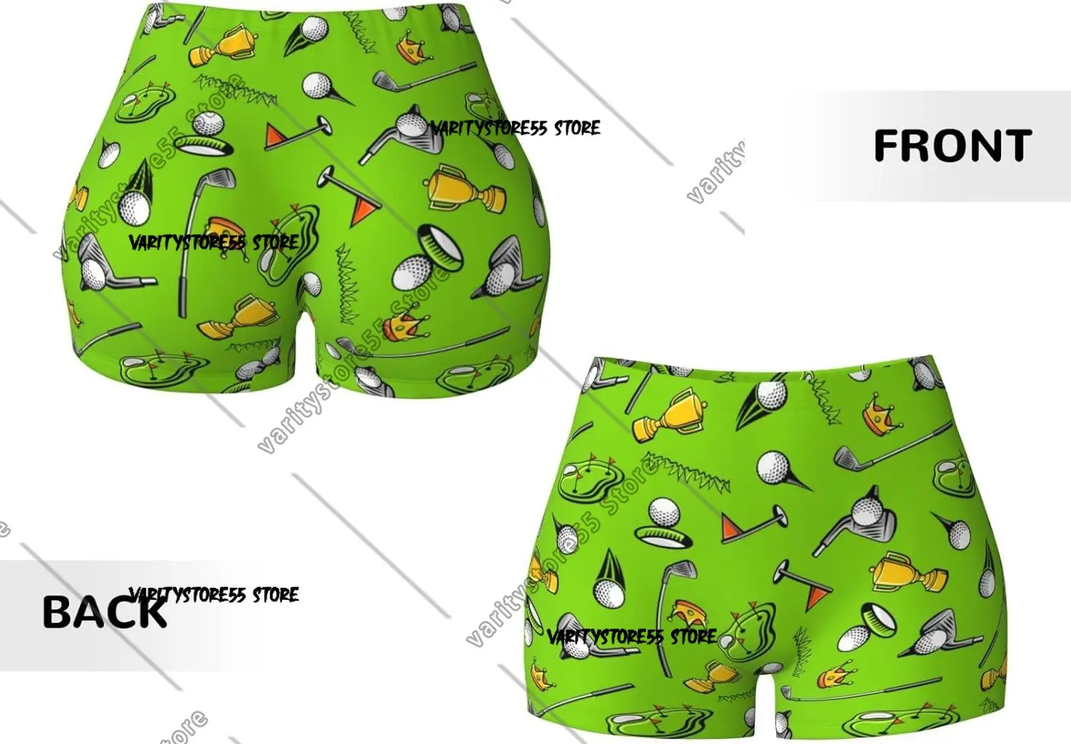 شورت رياضي مطبوع للتمرين للنساء، شورت نشط ناعم وناعم لصالة الألعاب الرياضية واليوجا