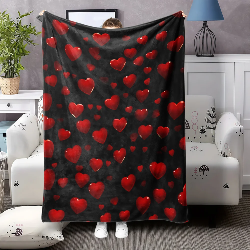 Chic Shimmering Jewel Pattern Large Lightweight Blanket Perfect For Adult Girly Room And Glamorous Warmth Accent Accessory