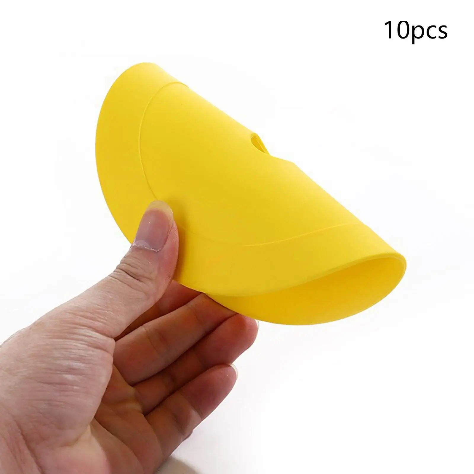 10Pcs Flat Cones Non Slip Training Spot Markers for Boxing Baseball Soccer Orange