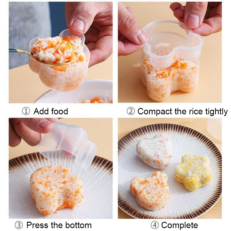 Picture 5: Accessories for Sushi Making Tools  Triangle Shape Onigiri Molds Rice Mold Shape Prepare Sushi Mold