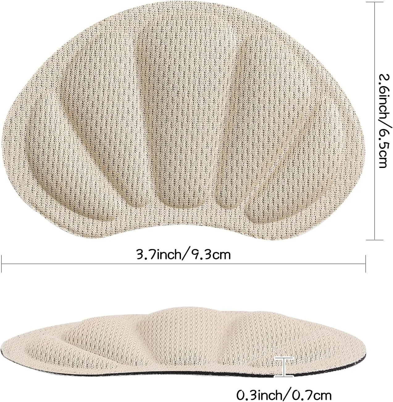 4Pairs Heel Stickers Insoles Patch Anti-Pain Pads Heel Care Heel Protector Antiwear Feet Soft Pad Relief Anti-wear Cushions