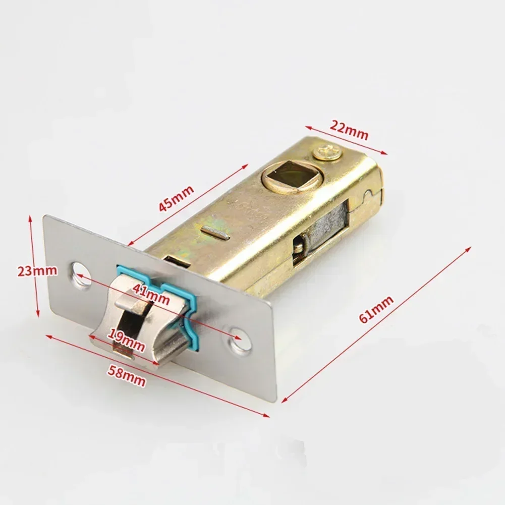 Door Hardware Tubular Latch Reversible Right Handed Rotatable Tubular Mortice Tubular Tenon Unsprung Door Zinc Alloy