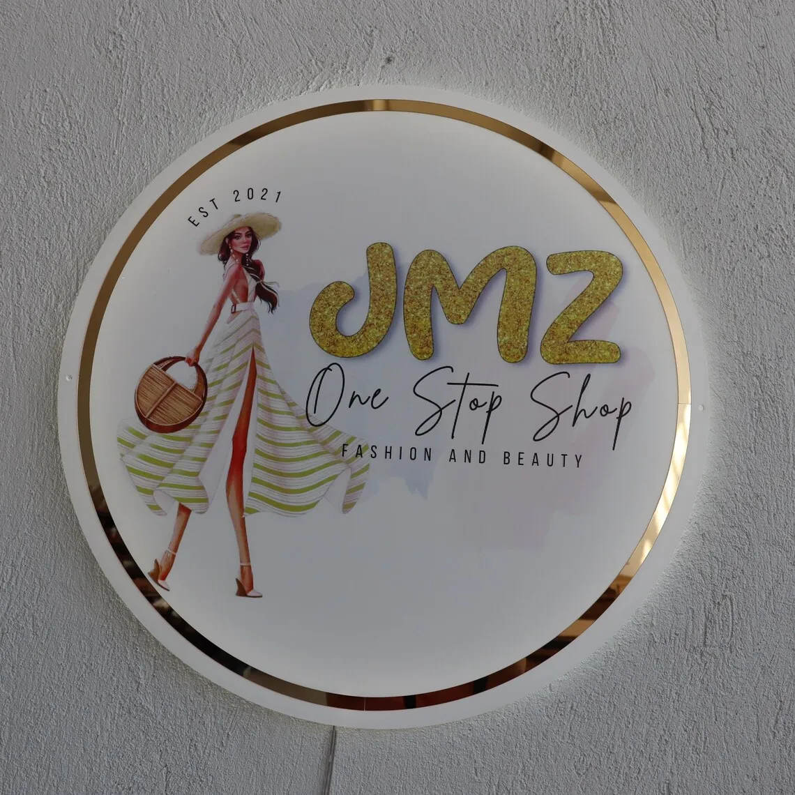 Custom Acrylic Sign LED Neon Signs For Business Logo 3D Backlit Sign Beauty Salon Nail Hair Studio Acrylic Metal Signs Drop Ship