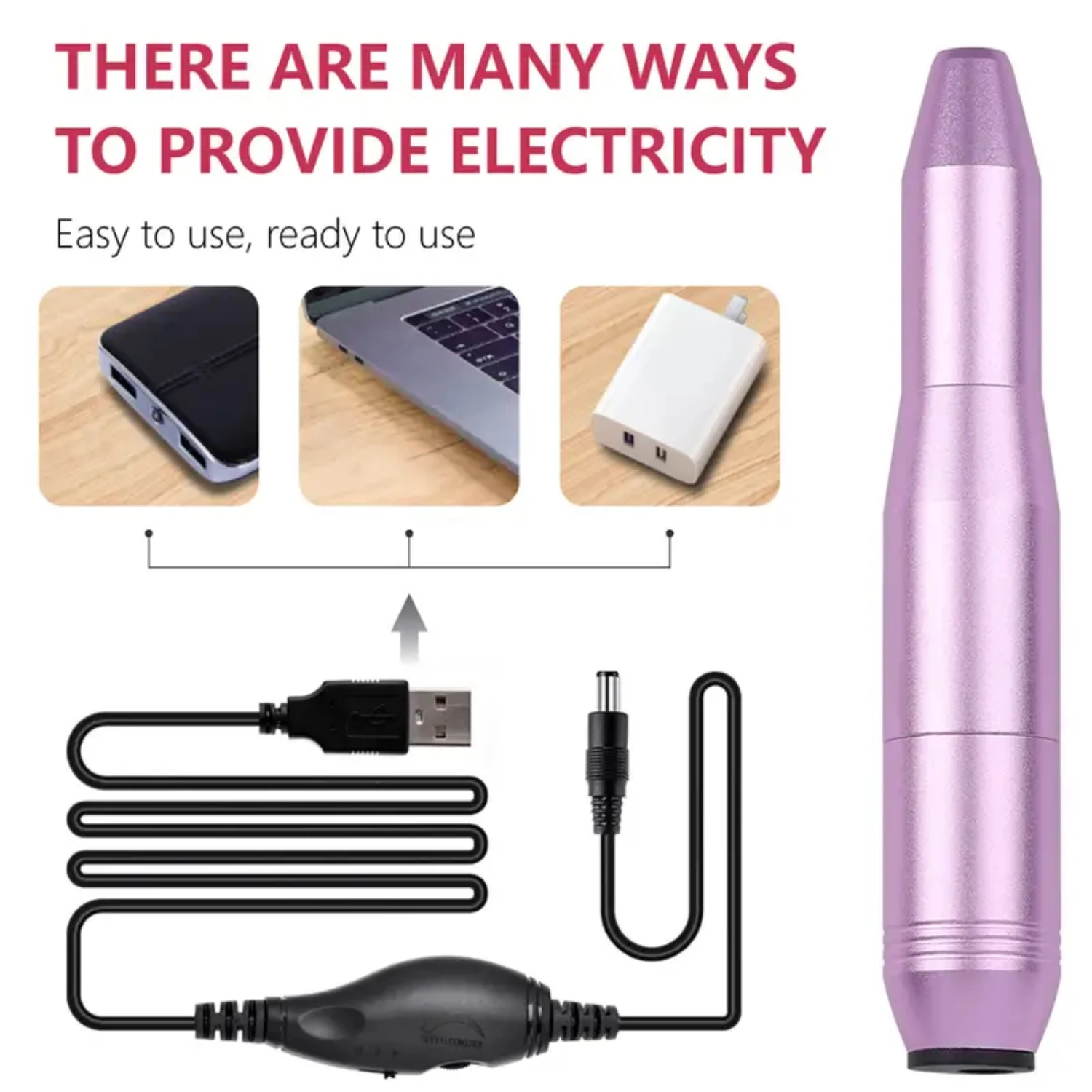 Convenient and effective portable professional electric rechargeable nail drill machine for acrylic gel nails - ideal choice for