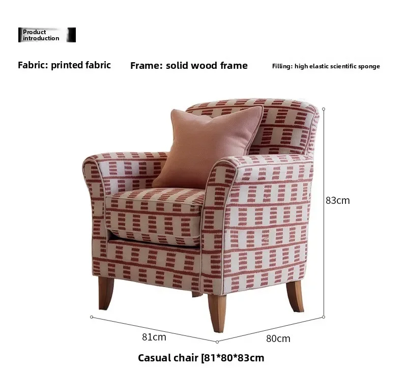 Plaid en tissu rétro américain, canapé simple, salon, maison, chambre à coucher, style antique français