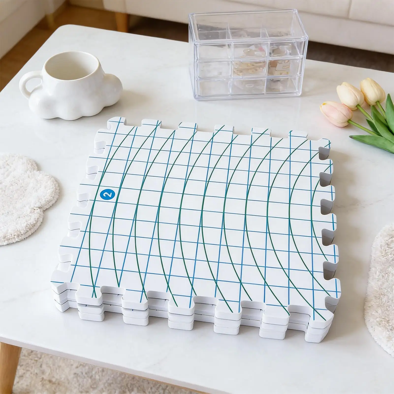 

Knitting Blocking Mats And Pins Square Crocheting Tool Knitting Square Blocking Board For Knitters Crocheters Fiber Artists