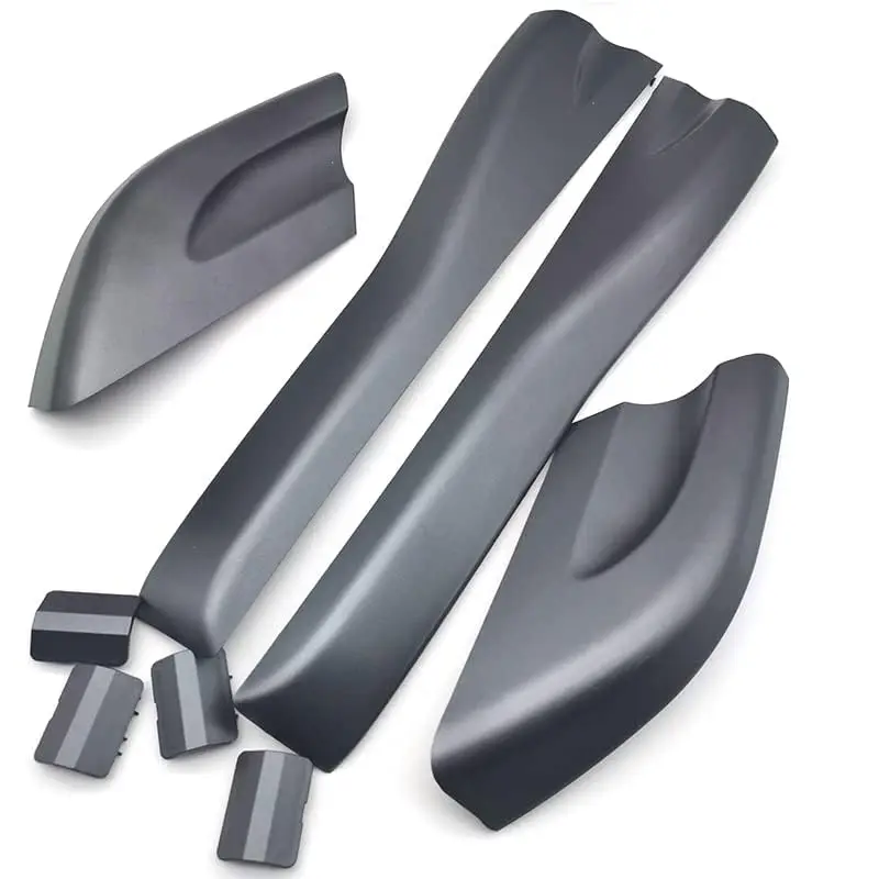 Car Roof Rack Rail End Cover Shell Replacement Black For Hyundai Tucson 2004-08
