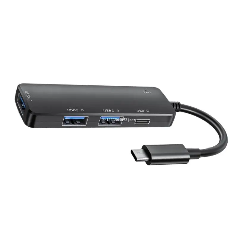 3 USB and Type C HUB Multiport Charging Adapter Expand Connectivity Supports PD Dropship