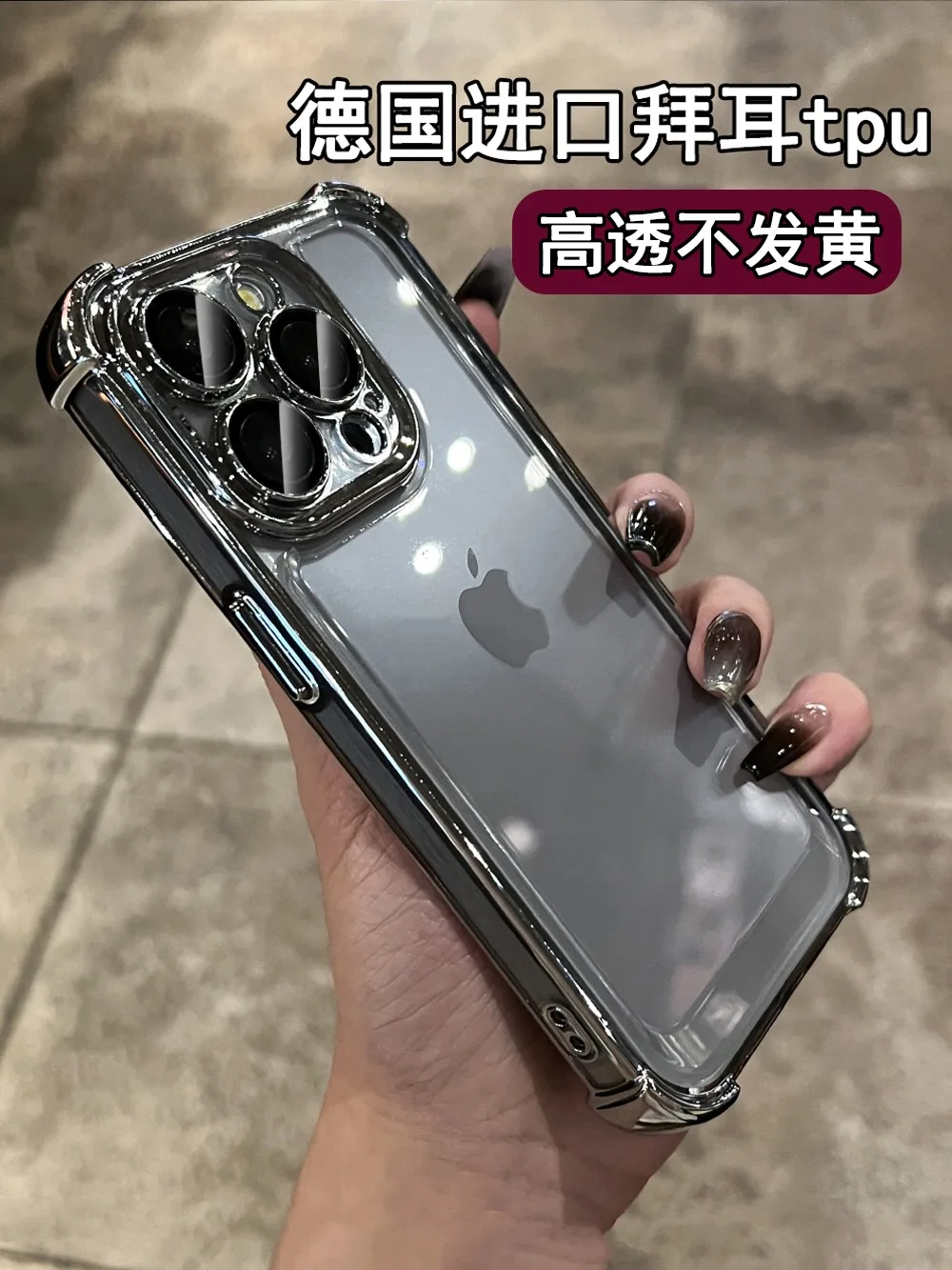 Luxury Shockproof Phone Case For Samsung Galaxy A06 A16 A05s A15 A25 A35 A55 A04s A14 A34 A54 Lens Film Bumper Transparent Cover - náhled 5