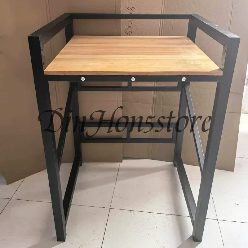 Heavy Duty Washer Dryer Shelf  Steel Wood Combo Stackable Storage Rack for Front Load Laundry Organizer