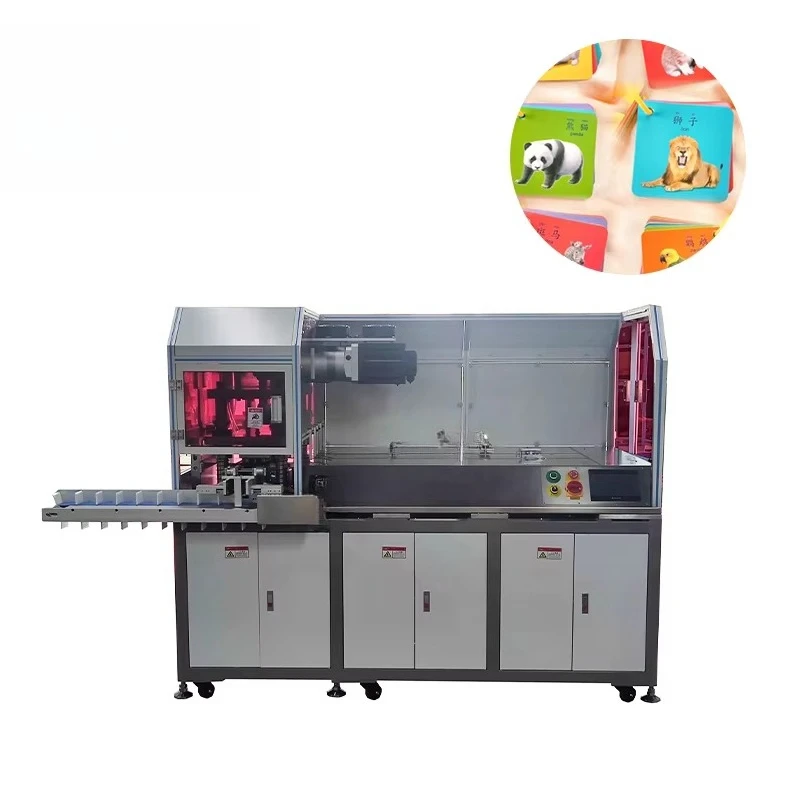 Automatic Playing Cards Die Cutting Children Book Card Punching Cutting Machine PVC Card Die Punching Machine