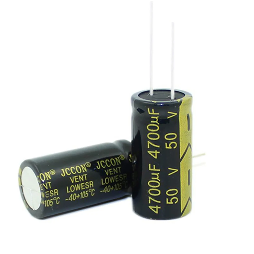 1/2/3PCS 50V 4700uF Capacitor Capaciter JCCON 18X35mm High Tolerance Aluminum Electrolytic Capacitor